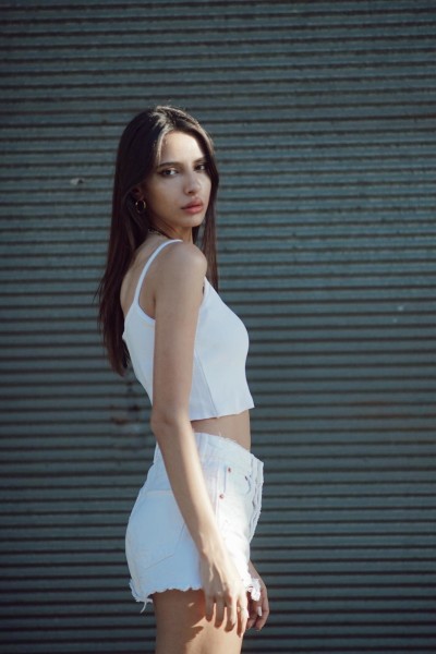 Fi Season - Beyaz Askılı Crop