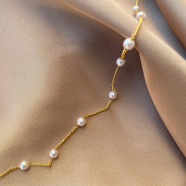 İncili Zincir Choker - Fi Season