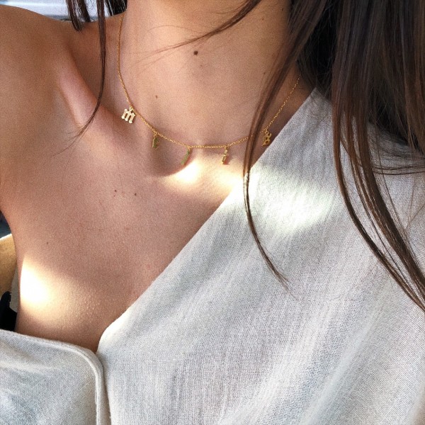 İsim Choker | 925 Gümüş - Fi Season