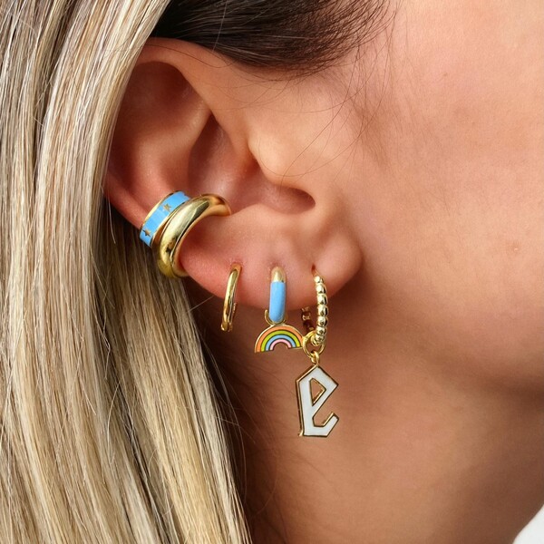 Kalın Halka Ear Cuff | 925 Gümüş - Thumbnail