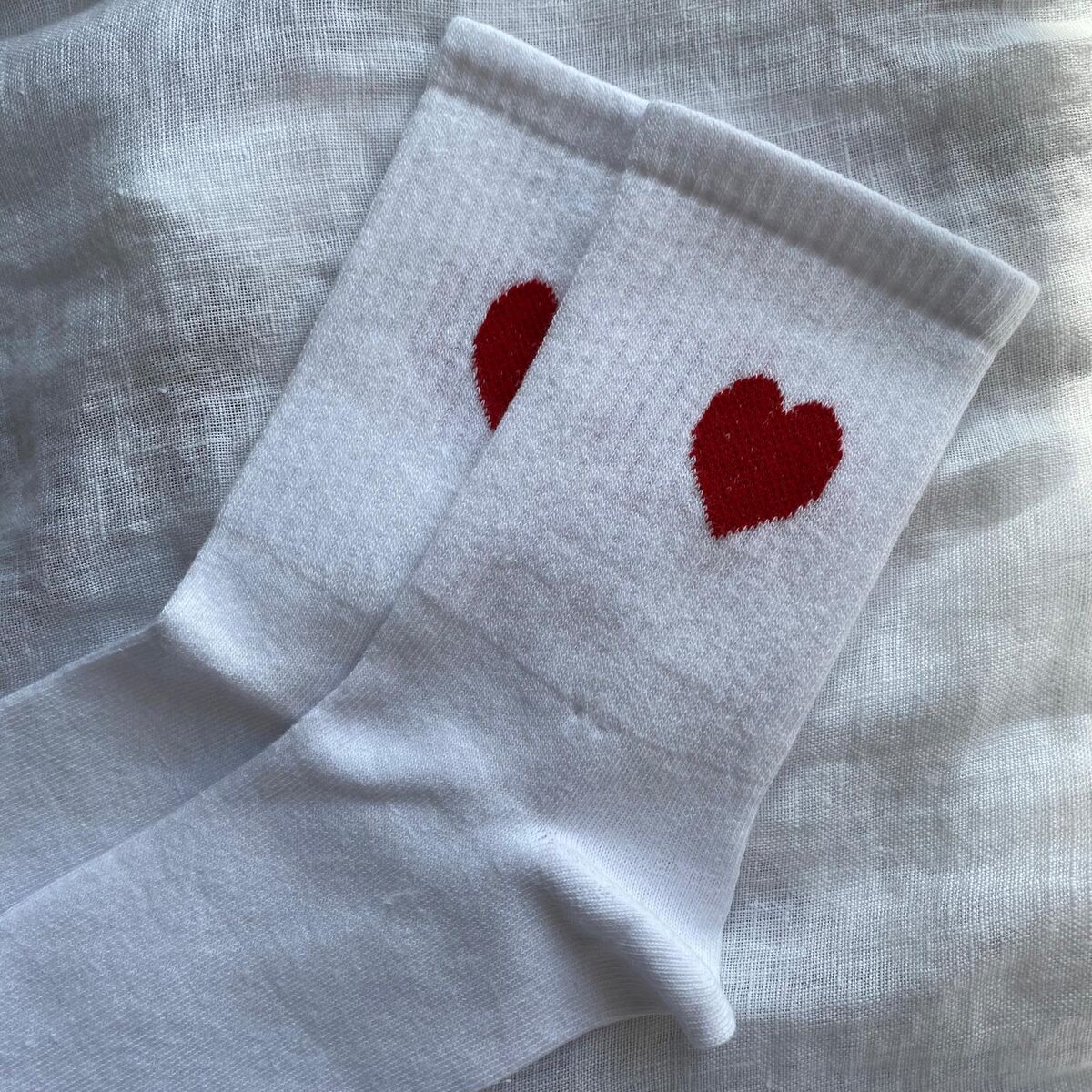 Kalp Figürlü Çorap - 1