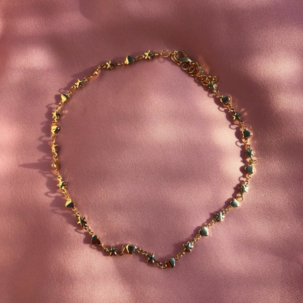 Kalpli Yıldız Choker - 1