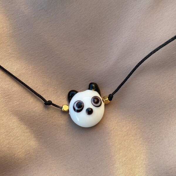 Panda Figürlü İp Bileklik - Fi Season