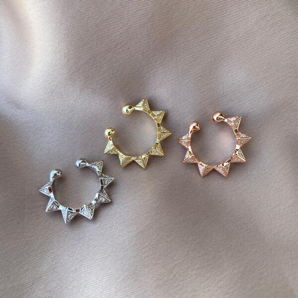 Piramit Ear Cuff | 925 Gümüş - Fi Season